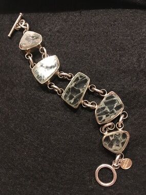 Vintage Kenny Huang Reclyced Glass Bracelet